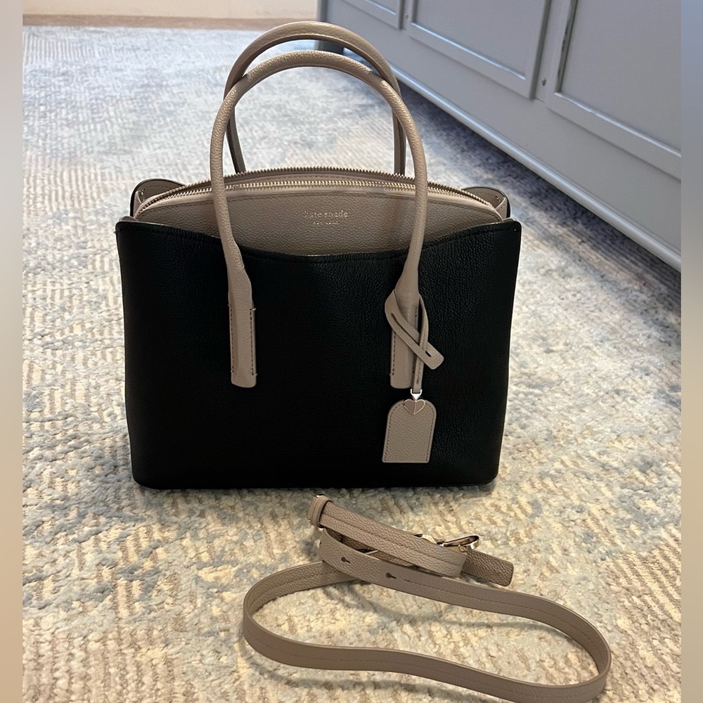 Kate Spade purse Black and Taupe